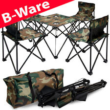 Gebraucht, B-Ware AMANKA Campingtisch Set Falttisch mit 4 Klappstühlen Tasche Camouflage gebraucht kaufen  Hürth
