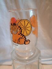 Taza de beber de vidrio Garfield 1978 de colección en miniatura segunda mano  Embacar hacia Argentina