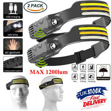 Headlamp cob led for sale  DUNSTABLE