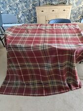 red check eyelet curtains for sale  PONTEFRACT