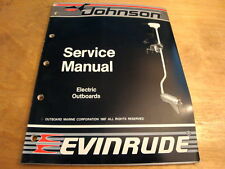 Evinrude Johnson Electric Outboard Motor Trolling Service Manual 1988 507658, used for sale  Shipping to South Africa