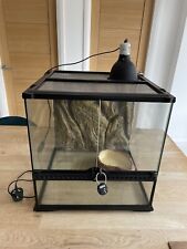Exo Terra Vivarium Reptile Tank (inc.Water Bowl, Heat Lamp & Combination Lock) for sale  HARROGATE