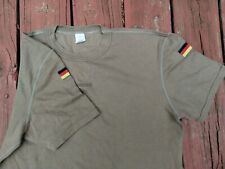 Camiseta Bundeswehr do Exército Alemão Uniforme Marrom Militar, Bandeira Tricolor - Usado, usado comprar usado  Enviando para Brazil