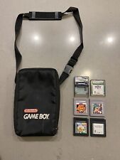 Gameboy + Gameboy Color Game Lot w/ Original Travel Bag, used for sale  Shipping to South Africa