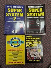 Poker books bundle for sale  CLITHEROE