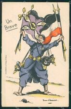 Cartolina prima guerra usato  Italia