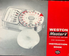Instructions weston master for sale  LEICESTER
