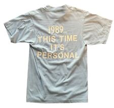 Usado, Camiseta vintage de los años 80 CWA sindicato de trabajadores para hombre de punto único azul mediano  segunda mano  Embacar hacia Argentina