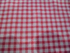 cotton gingham fabric for sale  REDRUTH