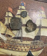 Lote de 3 monedas coloniales maravedi de naufragio pirata españolas de 1600 era de monedas segunda mano  Embacar hacia Mexico