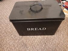 Bread bin black for sale  WALSALL