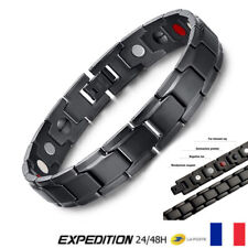Bracelet magnétique noir d'occasion  France