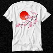 Camiseta Oriental Japonesa Flor de Cerejeira 307 comprar usado  Enviando para Brazil