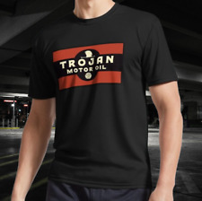 Trojan Motor Oil Active Logo T-Shirt Funny Logo American T-shirt S to 5XL, used for sale  Shipping to South Africa