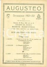 1922 roma concerto usato  Italia