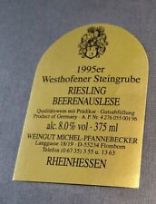 Weinetikett riesling beerenaus gebraucht kaufen  Eckelsheim, Gau-Bickelheim, Wonsheim