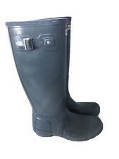 BOTAS DE CAZADOR Mujer Botas de Lluvia Verde Oliva Original Brillo Alto Talla 7, usado segunda mano  Embacar hacia Argentina