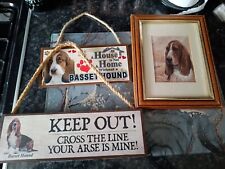 Basset hound signs for sale  MIDDLESBROUGH