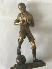 Footballeur bergman bronze d'occasion  Paris-