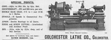 Colchester lathe lathe for sale  GLASGOW