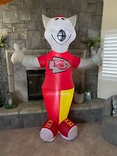 Used, Inflatable NFL Mascot Kansas City Chiefs 7 Feet Tall Air-Blown Yard K.C. Wolf KC for sale  Shipping to South Africa