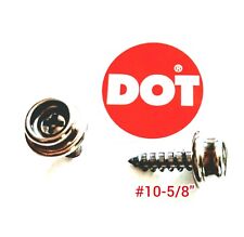 DOT Boat Canvas Stainless Steel SNAP STUD SCREW OVERSIZED #10 5/8"  PICK QTY for sale  Shipping to South Africa