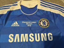 Camisa de futebol Chelsea Adidas 2012 vencedores da Liga dos Campeões autêntica Leia D, usado comprar usado  Enviando para Brazil