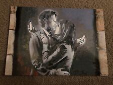 Banksy reproduction unsigned for sale  RUGBY