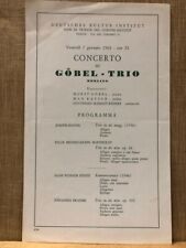 Concerto gobel trio usato  Trieste