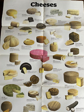 Guardian wallchart cheeses for sale  STOWMARKET