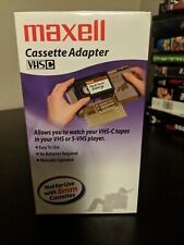 ADAPTADOR DE CASSETE MAXELL VHS-C ~ PLAY VHS-C ON VHS PADRÃO VCR VP-CA VCR comprar usado  Enviando para Brazil