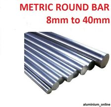 ALUMINIUM METRIC ROUND BAR 5mm 8mm 10mm 15mm 20mm 25mm 30mm 35mm 40mm for sale  Shipping to South Africa