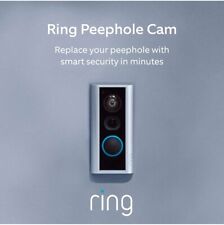 Ring Peephole Cam com bateria recarregável CAIXA ABERTA NOVO FRETE GRÁTIS comprar usado  Enviando para Brazil