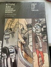 jaguar s type workshop manual for sale  SOUTH OCKENDON