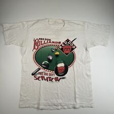 Camisa de billar vintage 1996 perro rojo talla XL este perro no se rasca piscina segunda mano  Embacar hacia Argentina