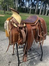 Vintage Western leather Mexican Charro Horse Saddle for sale  Shipping to Canada