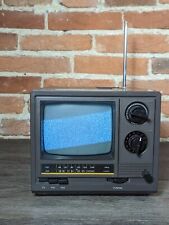 Samsung 1986 5" Micro Mini TV portátil blanco y negro TB-0550 AM/FM radio vintage segunda mano  Embacar hacia Argentina