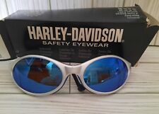 Óculos de segurança Harley Davidson HD 100 azul espelho HD001X LTD, usado comprar usado  Enviando para Brazil