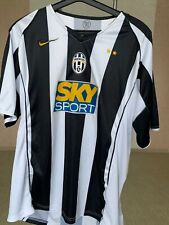Camiseta deportiva de fútbol americano Nike Juventus talla XL 2004-2005 blanca negra segunda mano  Embacar hacia Argentina