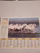 Calendrier postes 1991 d'occasion  Saint-Girons