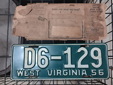 vintage 1956 license plates for sale  Martinsburg
