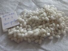 lot de 300 perle ancienne blanc blanche perle de Briare forme dent de lait na sprzedaż  Wysyłka do Poland