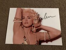 Madonna presigned photo for sale  RUGBY