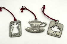 Lot pewter christmas for sale  Severn