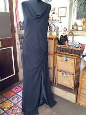 WALLIS Elegant Long Black Maxi Evening Cocktail Dress Special Occasion size 16, used for sale  Shipping to South Africa