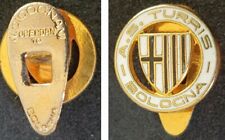 Distintivo calcio TURRIS BOLOGNA badge EMILIA ROMAGNA piedino CICOGNANI timbrato, usato usato  Capannori