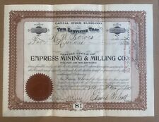 Empress mining milling for sale  Scottsdale