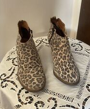 leopard print ankle boot for sale  EXMOUTH