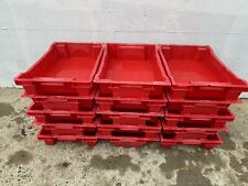 Red plastic nestable for sale  GRIMSBY
