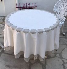 Superbe nappe ronde d'occasion  Saint-Max